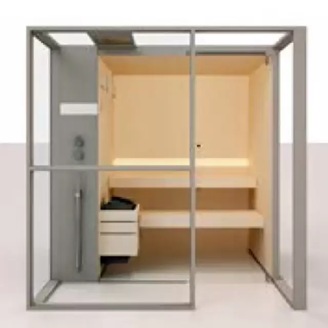 Effegibi Logica S Filo Сауна 214x250х217см, в нишу, цвет: Stone