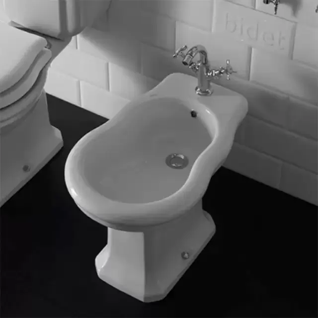 Globo Paestum Биде напольное 56х37см с 1 отв. под смеситель, с комплектом креплений, цвет: белый