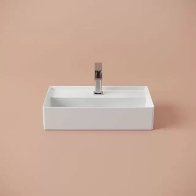 Artceram Scalino Раковина накладная 50х27см, с 1 отв., цвет: белый глянцевый