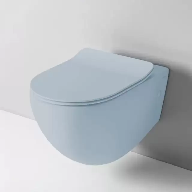 Artceram File Унитаз подвесной Rimless 36x52 см, цвет: pale blue