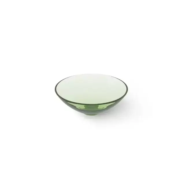 Dea Design Washbasins Раковина 40х40х14см., накладная, без отв., Glasstech, прозрачная смола, цвет: Emerald R3