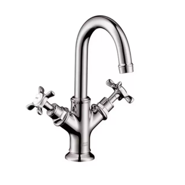 Axor Montreux Смеситель для маленькой раковины 160, с двумя рукоятками, с донным клапаном, цвет: хром