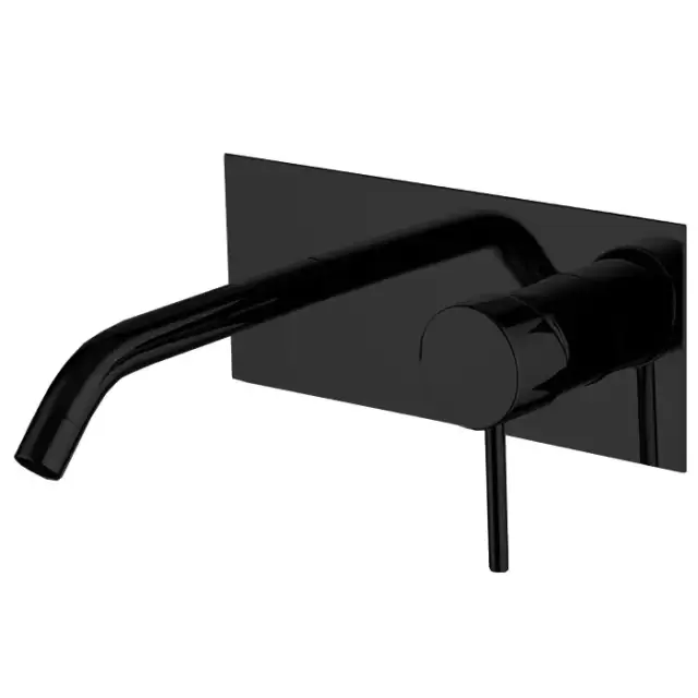 Fima Carlo Frattini Spillo Up Смеситель для раковины, встраиваемый, излив: 20см., цвет: черный матовый