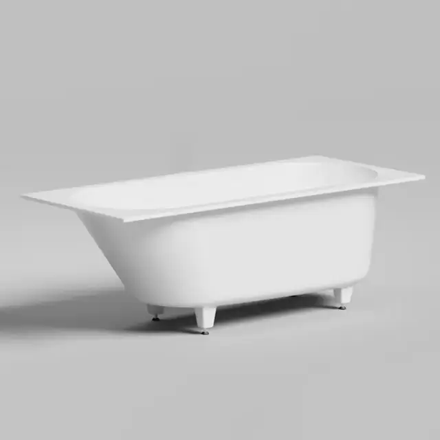 Salini Ornella KIT Встраиваемая ванна 160х70х54см., с донным клапаном, сифон, интегр слив-перелив, мат-л: S-Stone, цвет: белый матовый