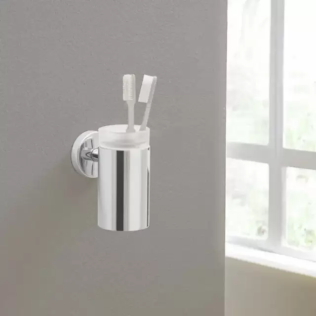 Hansgrohe Logis Стаканчик с держателем, подвесной,  цвет: хром