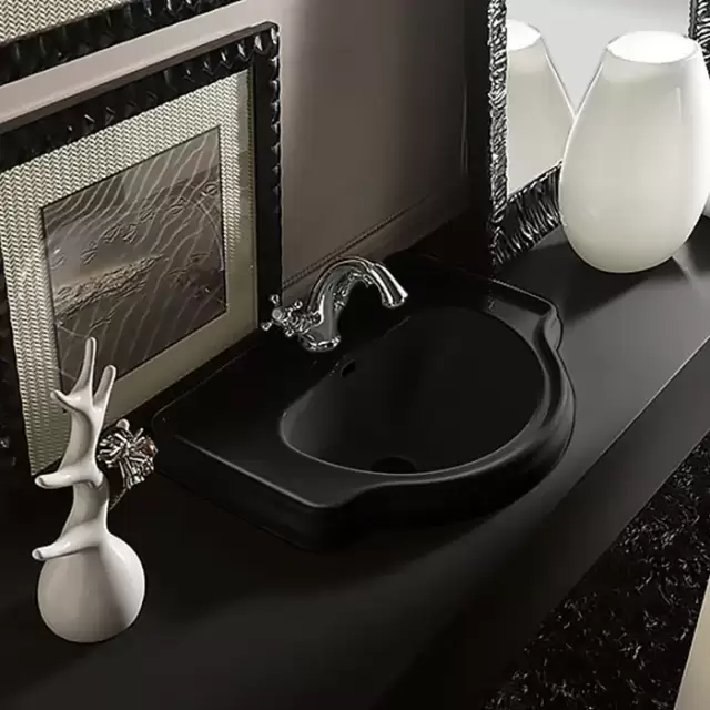 Kerasan Retro Раковина 62х45.5 см, 1 отв., цвет: белый