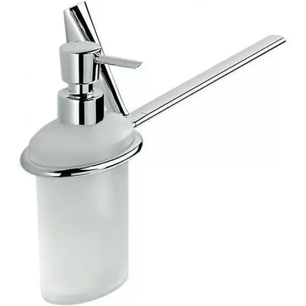 Colombo Land Полотенцедержатель 37.5 см с дозатором, DX, цвет: хром/матовое стекло