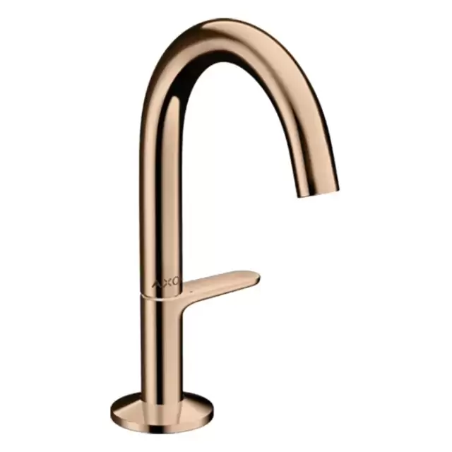 Axor One Смеситель для раковины Sel 140, на 1 отв., с донным клапаном Push-Open, цвет: полированное красное золото