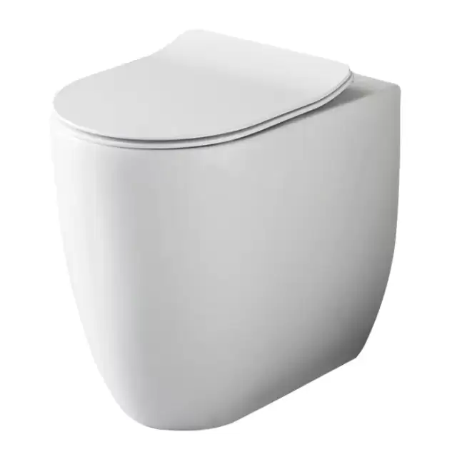 Kerasan Flo NEW Унитаз напольный 53х37см., безободковый, цвет: белый