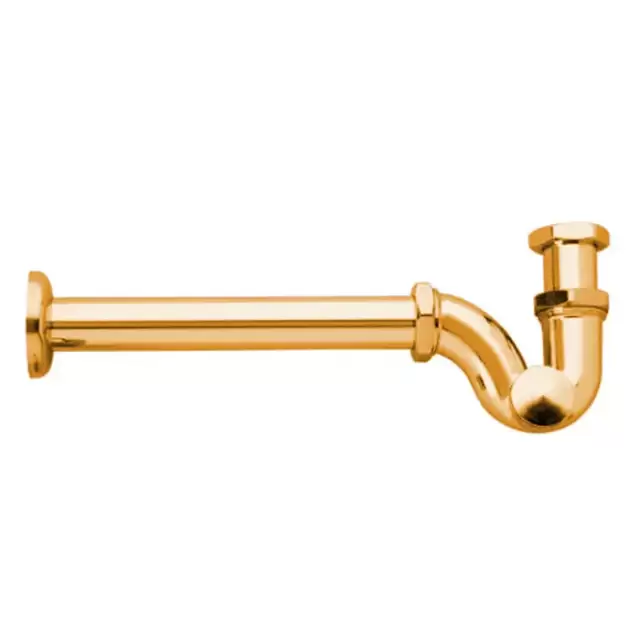 Nicolazzi Complementi Сифон S 1&rdquo;1/4 без донного клапана для биде, цвет: золото