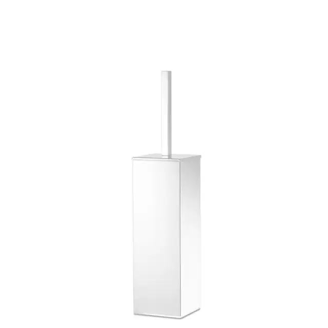 3SC SK Ёршик напольный, короткая ручка, цвет: белый матовый