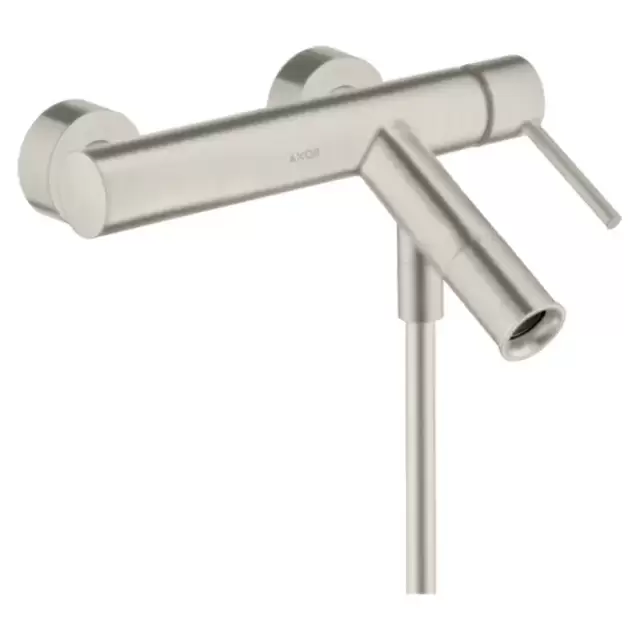Axor Starck Смеситель для ванны , настенный, цвет: сталь