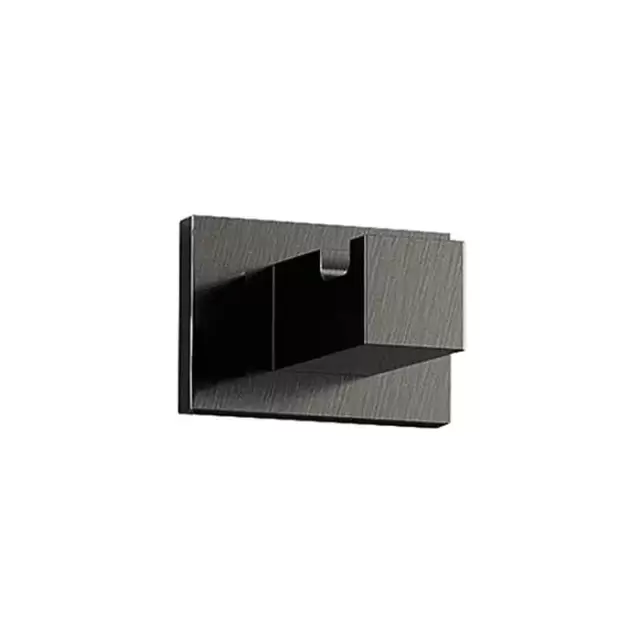 Colombo Look Крючок одинарный LC27, цвет: PVD графит матовый