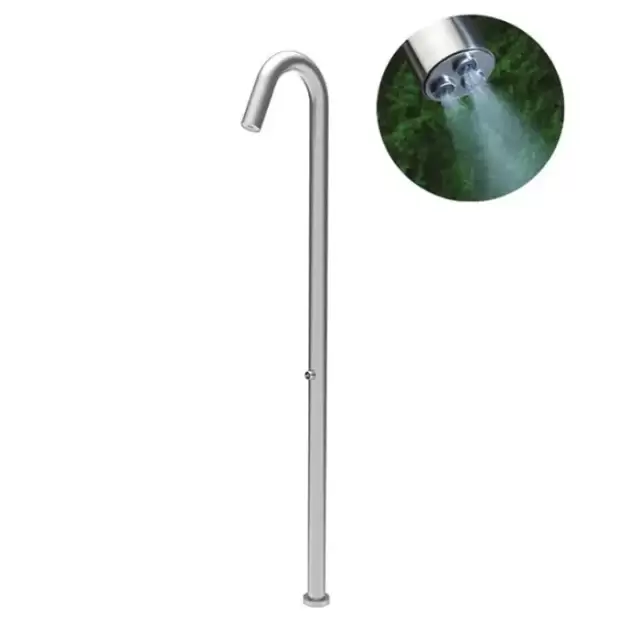 Fima Carlo Frattini Outdoor Душевая колонна с одним выходом OUTSIDE, цвет: нержавеющая сталь