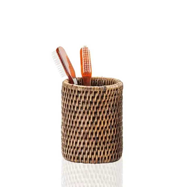 Decor Walther Basket BER Стакан настольный, цвет: ротанг темный