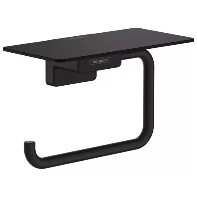 Hansgrohe AddStoris Держатель т/б с полкой, цвет: черный матовый