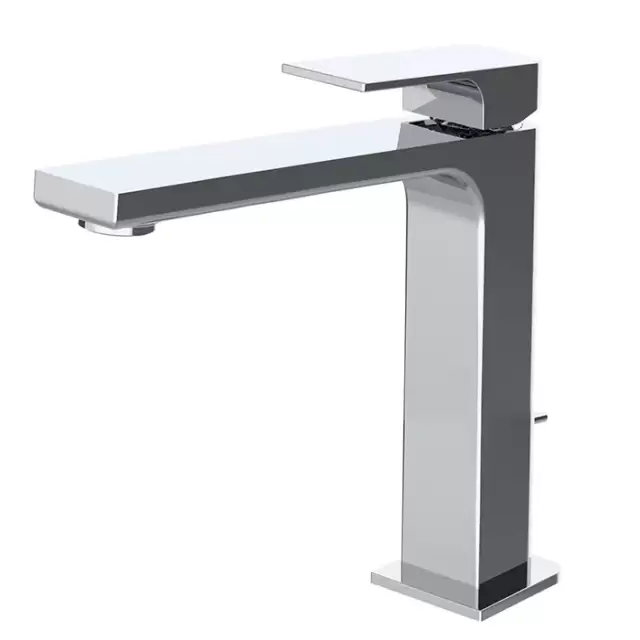 Carlo Frattini Fit Смеситель для раковины, на 1 отв, донный клапан, h167мм излив 160мм, цвет: хром