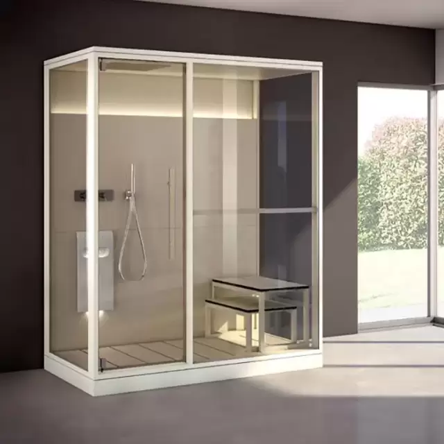 Effegibi Logica H Filo Сауна 214x250х217см, в нишу, цвет: Soft Sand