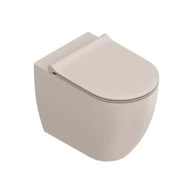 Catalano Sfera Унитаз напольный 54x35см, безободковый, смыв Tornado, покрытие Twinglaze+, цвет: Seta Satinato