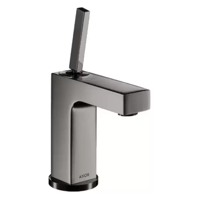 Axor Citterio Смеситель для раковины 110, на 1 отв., излив 10.4см., без донного клапана, цвет: полированный черный хром