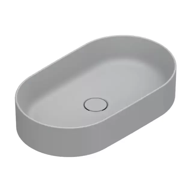 Catalano Zero Раковина 60х35см, накладная, без отв., цвет: Cemento Satinato