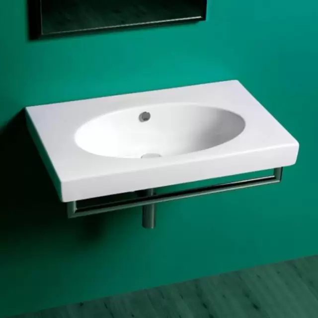 Simas Lft Spazio Раковина 80х49.5 см, 1 отв., цвет: белый