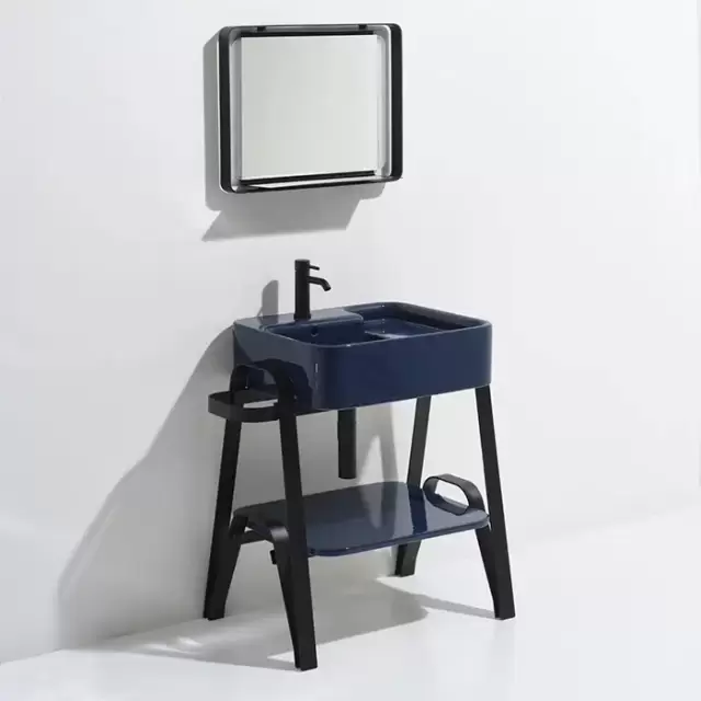 Simas Hop Раковина чаша подвесная 60x50xh18 см, без отв. для смесителя, цвет: capri