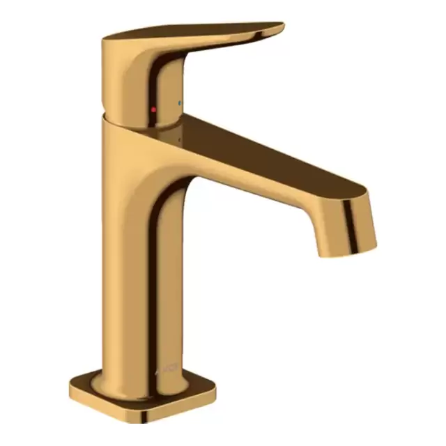 Axor Citterio M Смеситель для раковины 100, на 1 отв., с донным клапаном, цвет: полированное золото