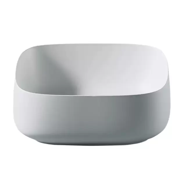 Artceram Cognac Раковина 46x41х15.5 см, без отв., накладная Quadro, без перелива, цвет: белый