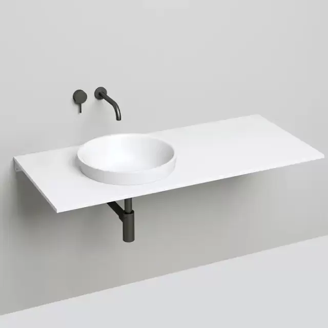 Salini Marea Раковина накладная 41.5х41.5х16см, без отв., без перелива, S-Stone, цвет: белый матовый