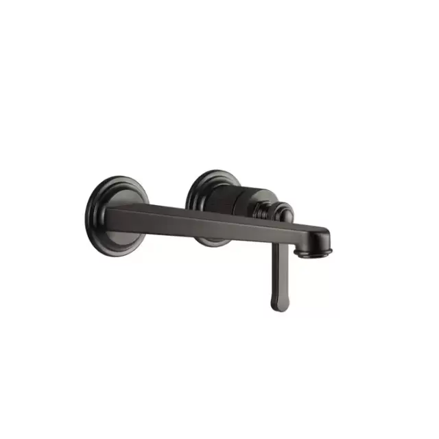 Gessi Venti20 Смеситель для раковины, встраиваемый, излив 20.1см., цвет: Black Metal Brushed PVD