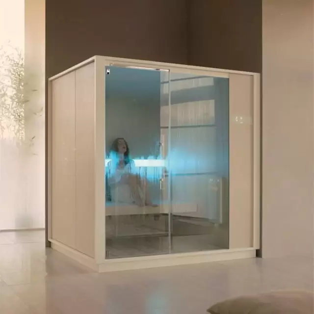 Effegibi One H Filo Сауна 214x171х217см, в нишу, цвет: White Cloud