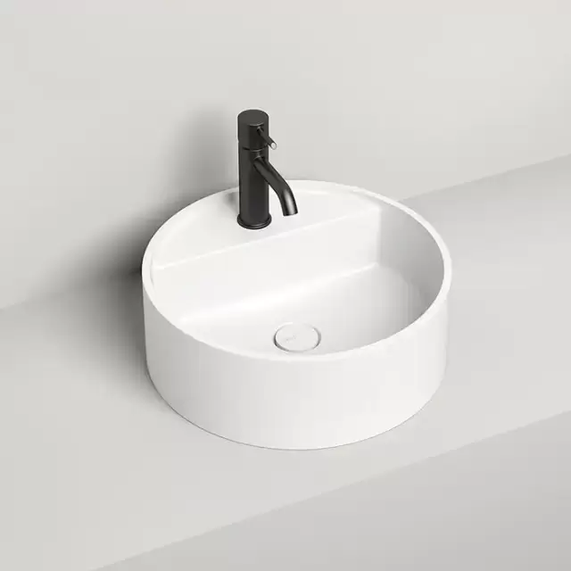 Salini Armonia Top 202 Раковина накладная 45х45х11.6см., с 1 отв., материал: S-Stone, цвет: белый матовый