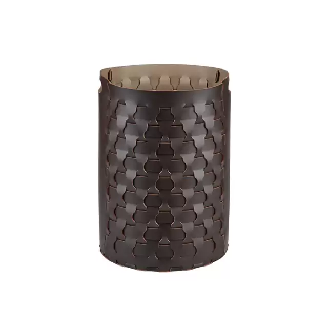 Colombo Adj Круглая корзина Dubai D40хH57см., напольная, цвет: шоколад/капучино