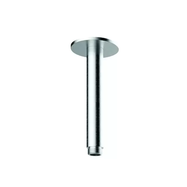 Almar 316 Stainless Steel Кронштейн для верхнего душа, потолочный, 10 см с круглым отражателем, цвет: нержавеющая сталь брашированная AISI 316