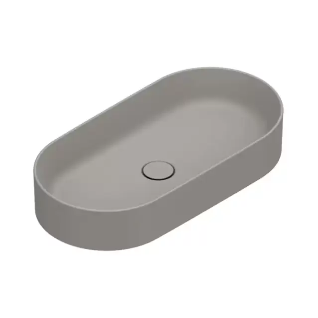 Catalano Zero Раковина 70х35см, накладная, без отв., без перелива, цвет: Tortora Satinato