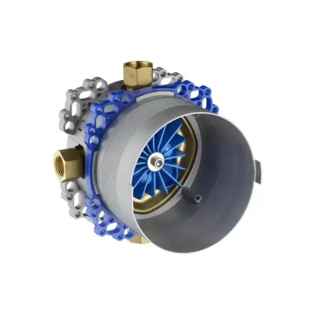 Duravit Bluebox Универсальная скрытая часть смесителя для ванны, душа и термостата 1/2", без запорных клапанов