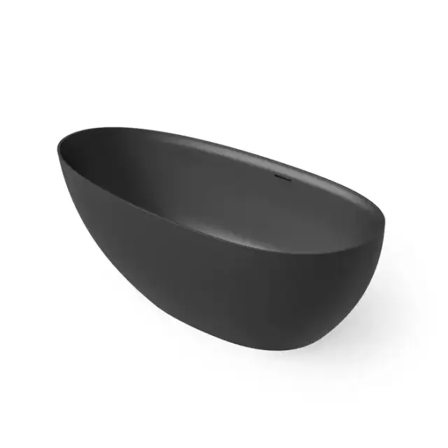Dea Design Edge Ванна 150x76x56см., отдельностоящая, Solid Surface, цвет: Black №16