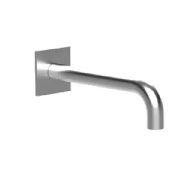 Almar Universal Излив настенный 240 мм с квадратным отражателем,  цвет: нержавеющая сталь брашированная AISI 316