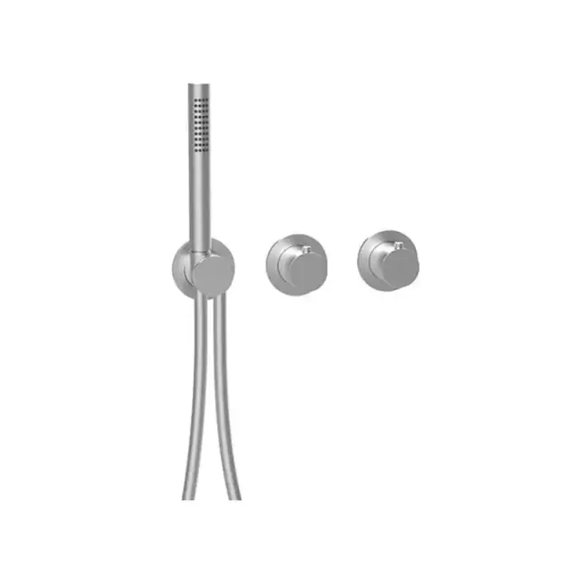 Almar Смеситель для душа, встраиваемый, термостатический на 3-4 потребителя, цвет: нержавеющая сталь
