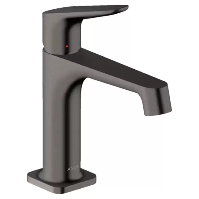 Axor Citterio M Смеситель для раковины 100, на 1 отв., с донным клапаном, цвет: шлифованный черный хром