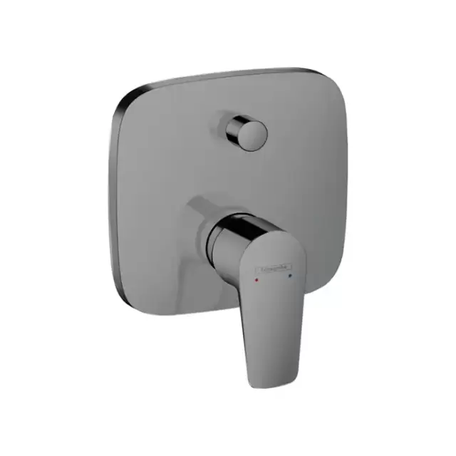 Hansgrohe Talis E Встраиваемый смеситель для ванны, внешняя часть, цвет: шлифованный черный хром