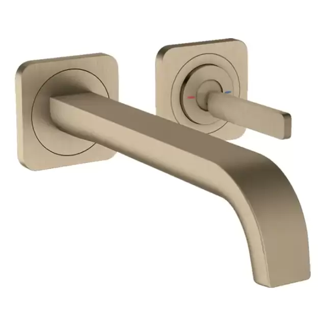 Axor Citterio E Смеситель для раковины, встраиваемый, излив: 22.1см., цвет: шлифованный никель