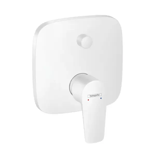 Hansgrohe Talis E Встраиваемый смеситель для ванны, внешняя часть, цвет: белый матовый