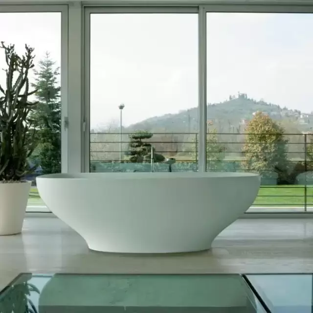 Globo Genesis Ванна отдельностоящая 180х84х60см. Цвет- белый глянец