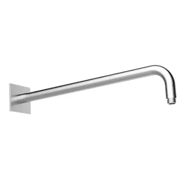 Almar 316 Stainless Steel Кронштейн для верхнего душа, настенный, 45 см с квадратным отражателем, цвет: нержавеющая сталь брашированная AISI 316