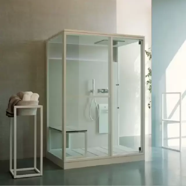 Effegibi H Medium Хаммам с душем 152x102x220 см, пристенная, цвет: Soft Sand