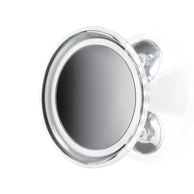 Decor Walther BS 18 Touch L Косметическое зеркало 20см, подвесное, с присосом, подсветка LED, цвет: хром