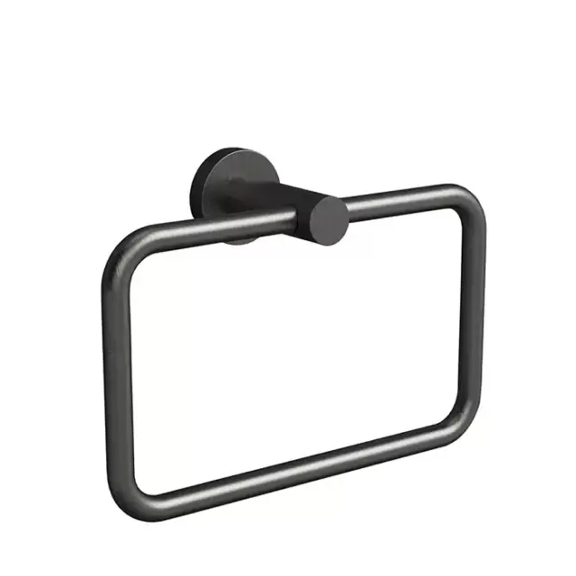 Colombo Plus Полотенцедержатель кольцо, цвет: PVD графит матовый