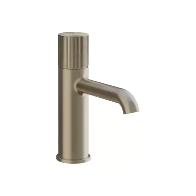 Gessi Habito Rigato Смеситель для раковины, 1 отв., без донного клапана, цвет: Finox Brushed Nickel
